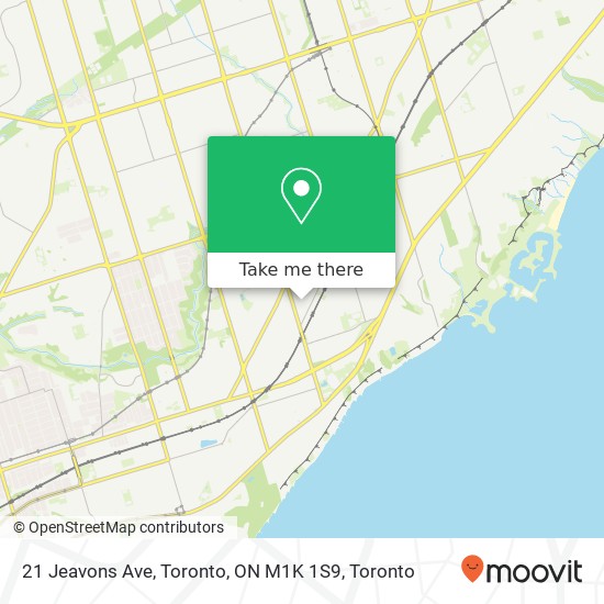21 Jeavons Ave, Toronto, ON M1K 1S9 plan