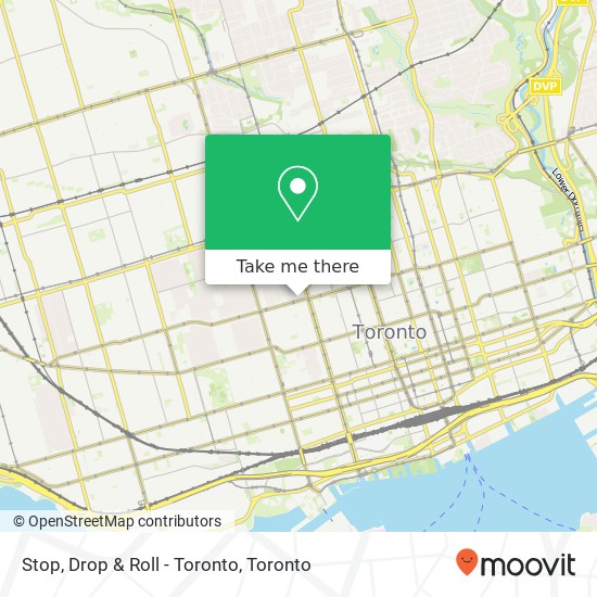 Stop, Drop & Roll - Toronto map