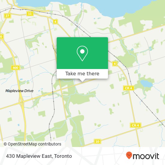 430 Mapleview East map