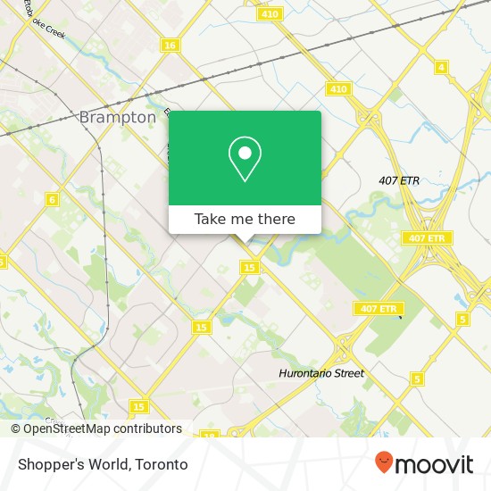 Shopper's World map