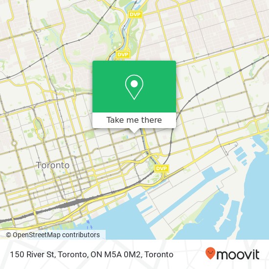 150 River St, Toronto, ON M5A 0M2 plan