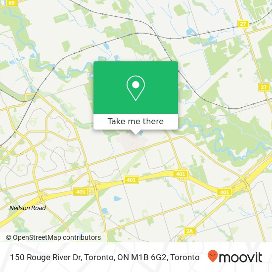 150 Rouge River Dr, Toronto, ON M1B 6G2 plan