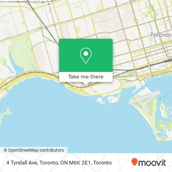 4 Tyndall Ave, Toronto, ON M6K 2E1 map