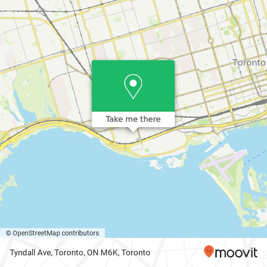 Tyndall Ave, Toronto, ON M6K map