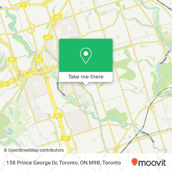158 Prince George Dr, Toronto, ON M9B plan