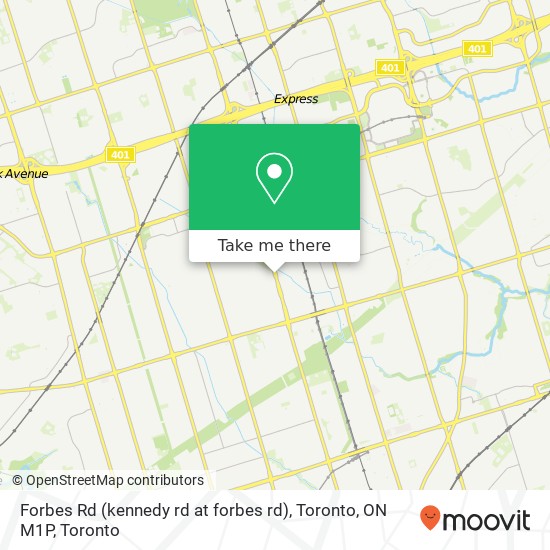 Forbes Rd (kennedy rd at forbes rd), Toronto, ON M1P plan