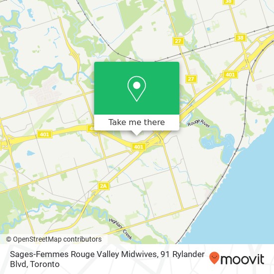 Sages-Femmes Rouge Valley Midwives, 91 Rylander Blvd map