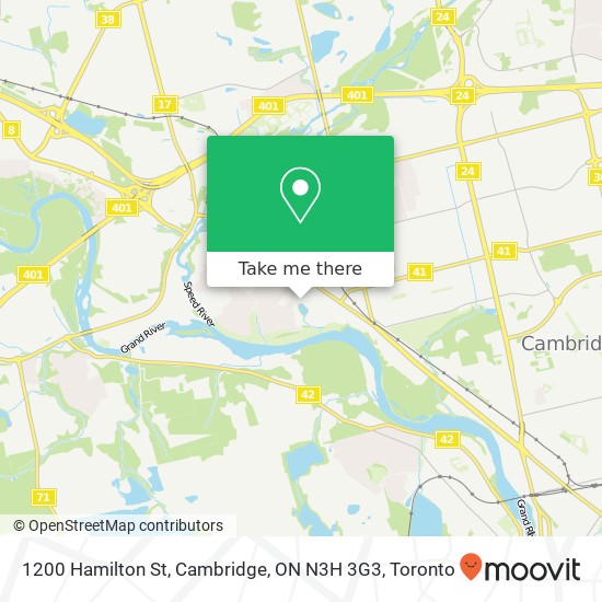 1200 Hamilton St, Cambridge, ON N3H 3G3 map