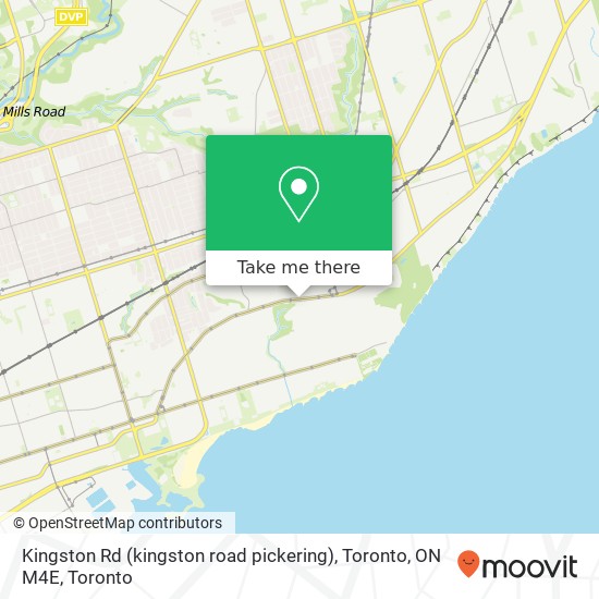 Kingston Rd (kingston road pickering), Toronto, ON M4E map