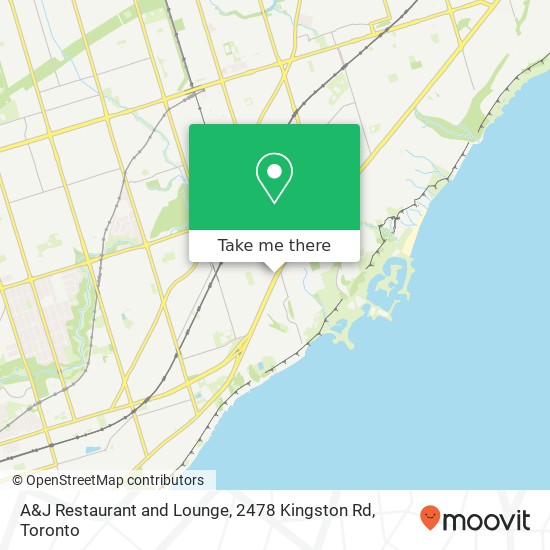 A&J Restaurant and Lounge, 2478 Kingston Rd map