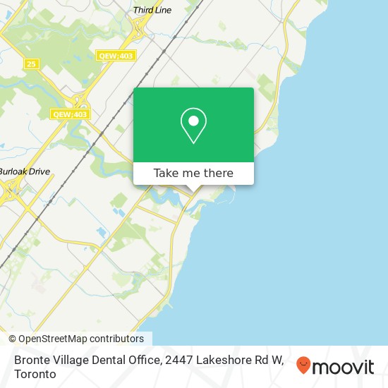 Bronte Village Dental Office, 2447 Lakeshore Rd W plan