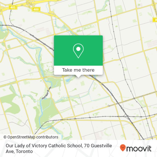 Our Lady of Victory Catholic School, 70 Guestville Ave map