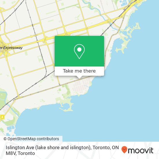 Islington Ave (lake shore and islington), Toronto, ON M8V plan