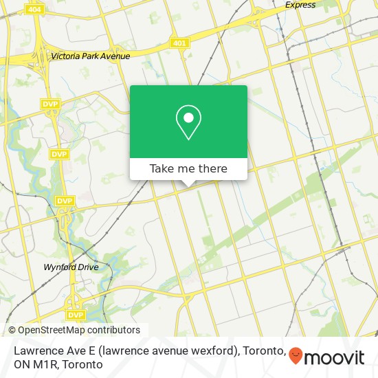 Lawrence Ave E (lawrence avenue wexford), Toronto, ON M1R map