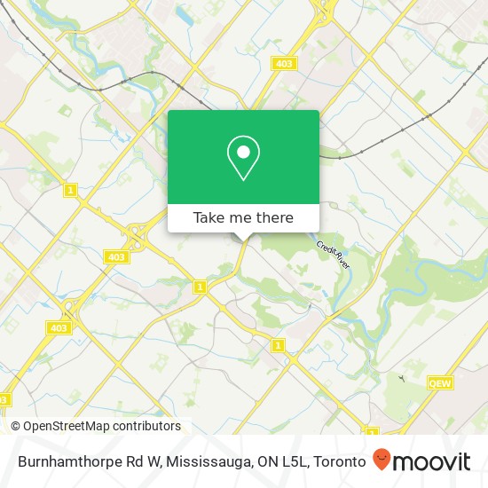 Burnhamthorpe Rd W, Mississauga, ON L5L plan