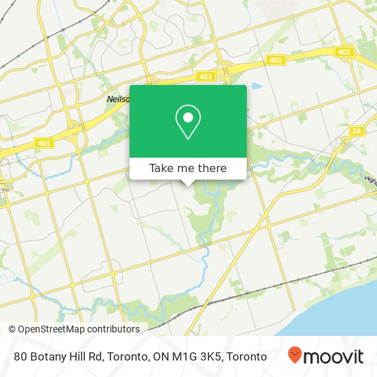 80 Botany Hill Rd, Toronto, ON M1G 3K5 map