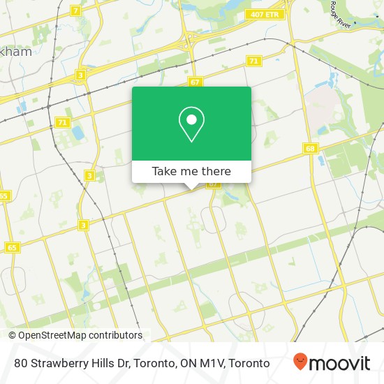 80 Strawberry Hills Dr, Toronto, ON M1V plan