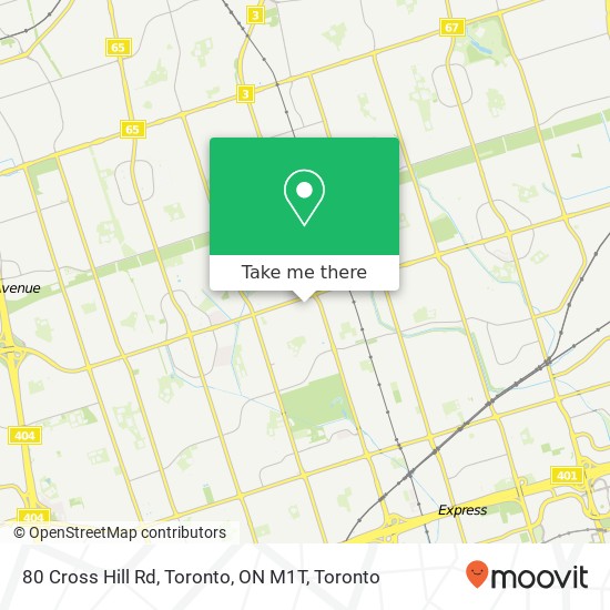 80 Cross Hill Rd, Toronto, ON M1T plan