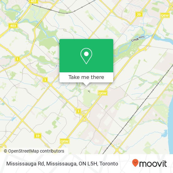 Mississauga Rd, Mississauga, ON L5H map
