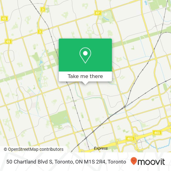 50 Chartland Blvd S, Toronto, ON M1S 2R4 map