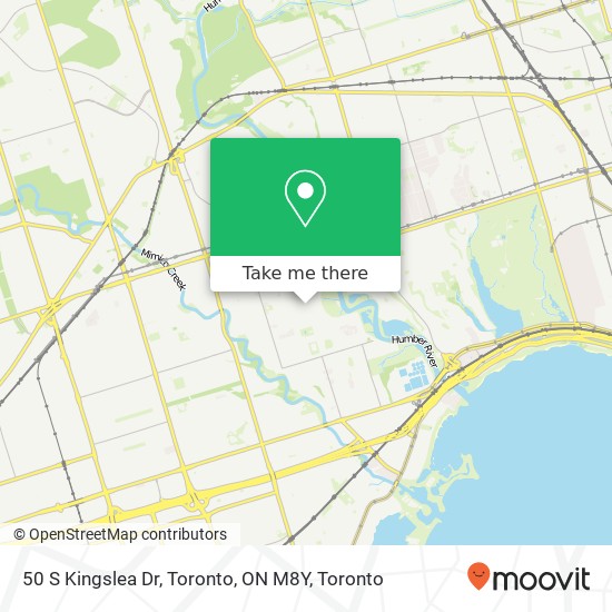 50 S Kingslea Dr, Toronto, ON M8Y map
