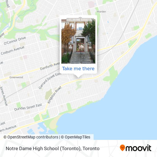 Notre Dame High School (Toronto) map