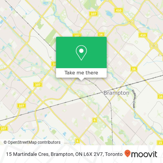 15 Martindale Cres, Brampton, ON L6X 2V7 map