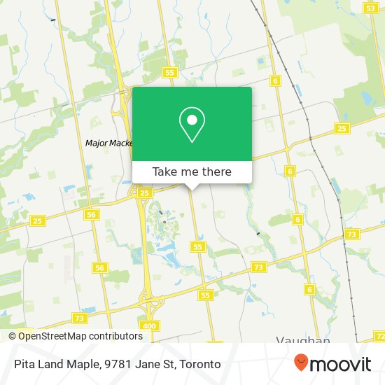 Pita Land Maple, 9781 Jane St map