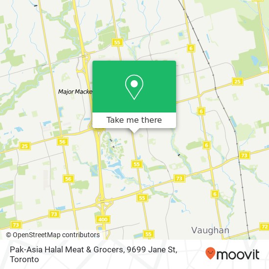 Pak-Asia Halal Meat & Grocers, 9699 Jane St map