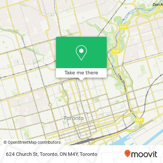 624 Church St, Toronto, ON M4Y map