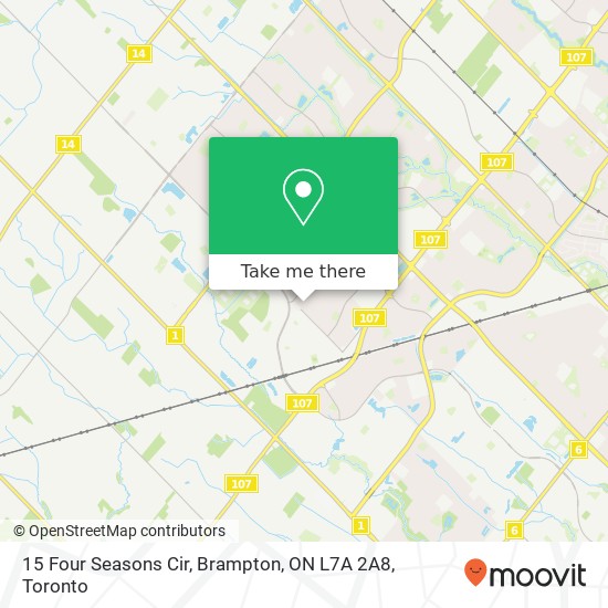 15 Four Seasons Cir, Brampton, ON L7A 2A8 map