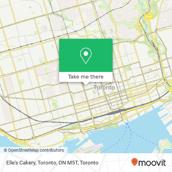 Elle's Cakery, Toronto, ON M5T plan