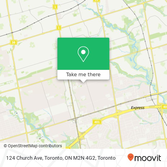 124 Church Ave, Toronto, ON M2N 4G2 plan