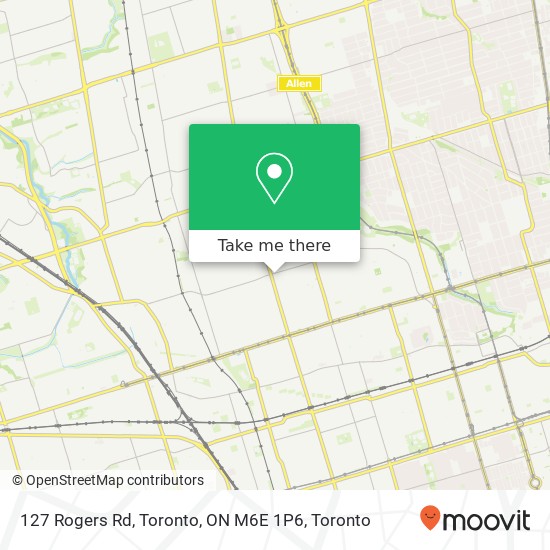 127 Rogers Rd, Toronto, ON M6E 1P6 plan