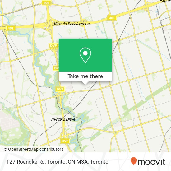 127 Roanoke Rd, Toronto, ON M3A plan