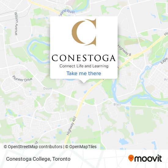 Conestoga College map