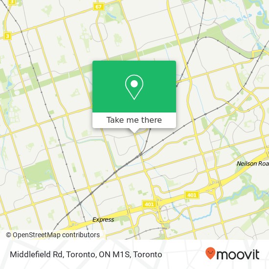 Middlefield Rd, Toronto, ON M1S map