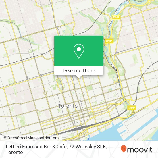 Lettieri Expresso Bar & Cafe, 77 Wellesley St E map