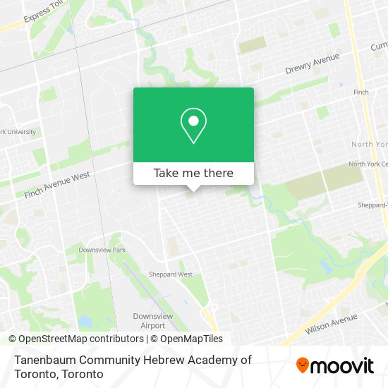 Tanenbaum Community Hebrew Academy of Toronto plan