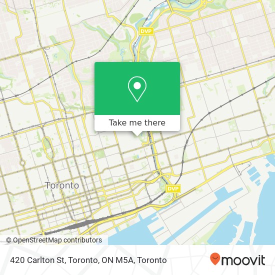 420 Carlton St, Toronto, ON M5A map
