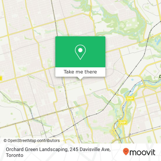 Orchard Green Landscaping, 245 Davisville Ave map