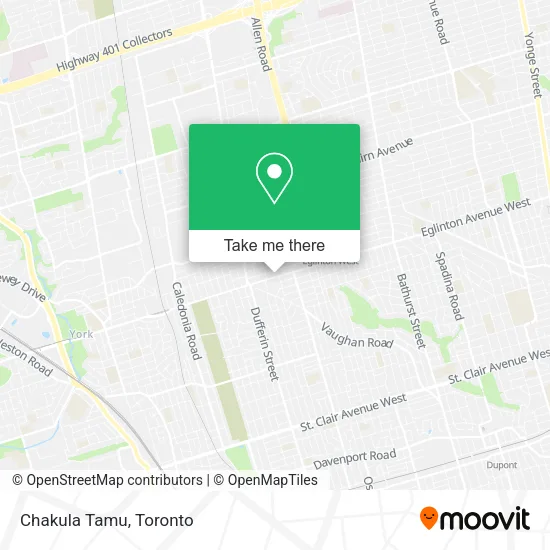 Chakula Tamu map