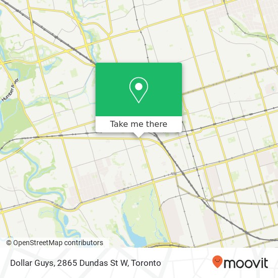 Dollar Guys, 2865 Dundas St W map