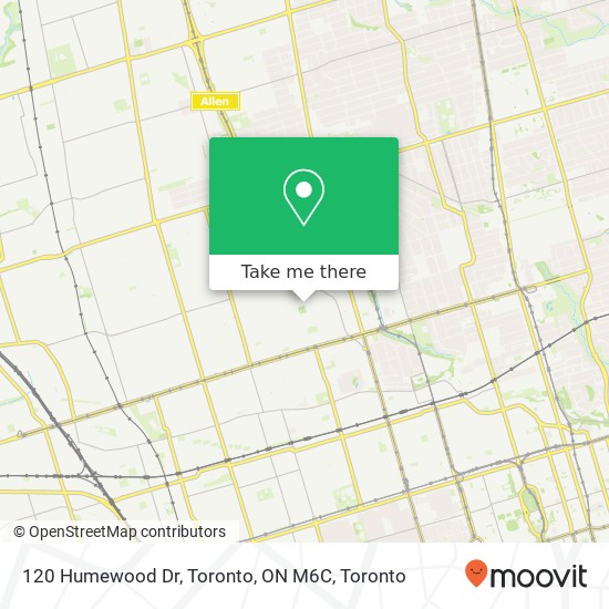 120 Humewood Dr, Toronto, ON M6C plan