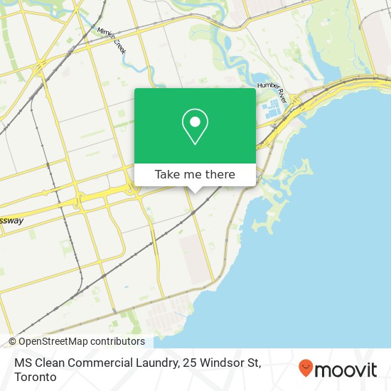 MS Clean Commercial Laundry, 25 Windsor St map