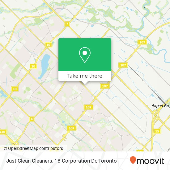 Just Clean Cleaners, 18 Corporation Dr map