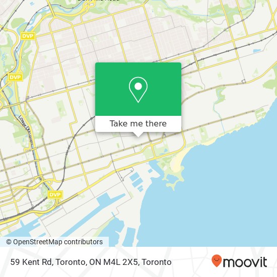 59 Kent Rd, Toronto, ON M4L 2X5 map