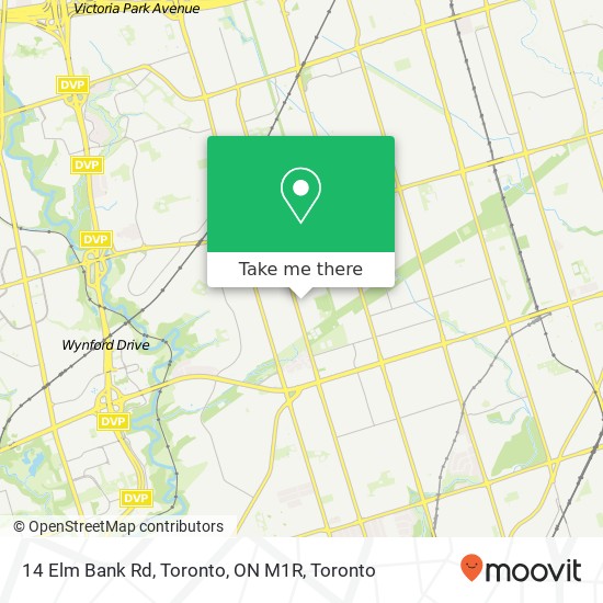 14 Elm Bank Rd, Toronto, ON M1R map
