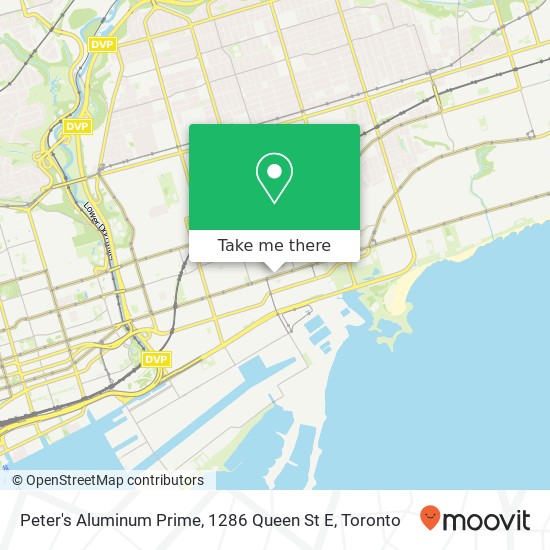 Peter's Aluminum Prime, 1286 Queen St E map