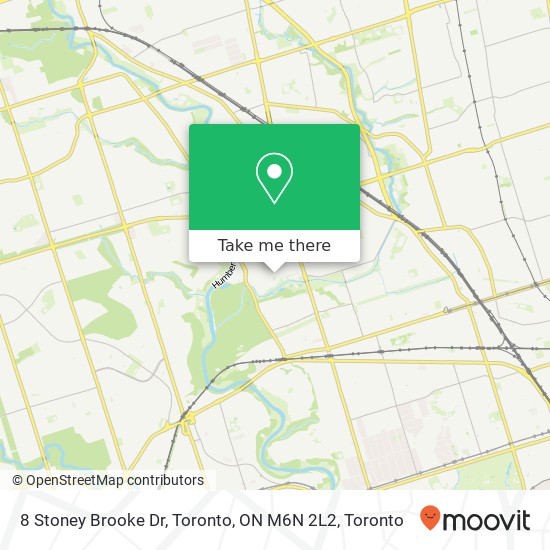 8 Stoney Brooke Dr, Toronto, ON M6N 2L2 map